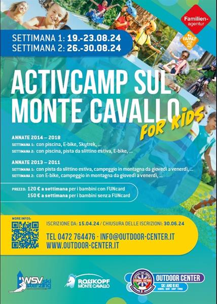 Activecamp sul Monte Cavallo